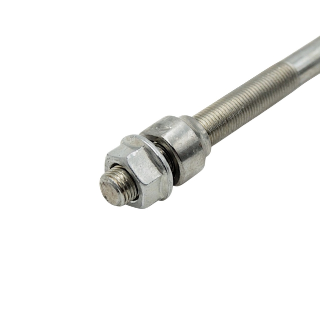 Вісь передньої втулки мтв нікель "YKX" L-170мм Ø9мм фото westvelo.com