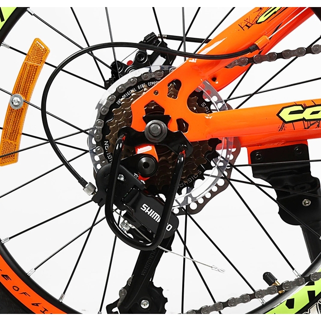 Велосипед 20 ST Corso «CRANK» CR-20095 сталь 11", (к-т SHIMANO) помаранчевий фото westvelo.com