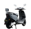 Електроскутер Garow «SOLANO» CR-412088, двигун 2500W, акумулятор 72V 30Ah літій-залізо-фосфатний, срібний, колеса 12/10" фото westvelo.com