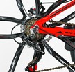 Велосипед 26 AL Corso «SPIDER» SP-26800 алюміній 13", (к-т SHIMANO) чорно-червоний, литі диски