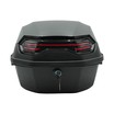 Кофр (багажник) для мотоцикла задній ROBIK 48 (400х400х280) 45L чорний глянцевий з катафотом фото westvelo.com