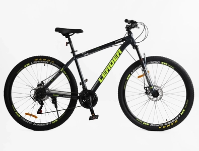 Велосипед 29 ST Corso «LEADER» LD-55620 сталь 19", (к-т SHIMANO) чорно-жовтий