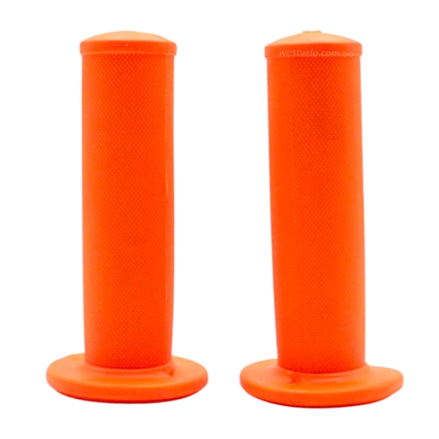 Гріпси гумові 104 мм неоново помаранчеві фото westvelo.com