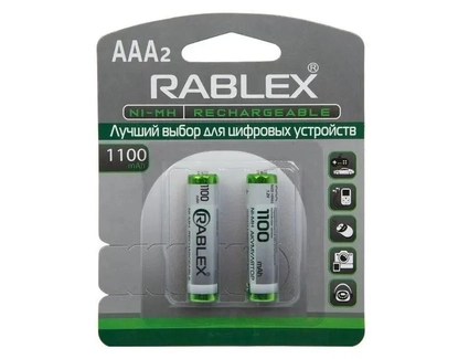 Батарейки акумуляторні Rablex HR03 1100mAh ААА (2шт.)