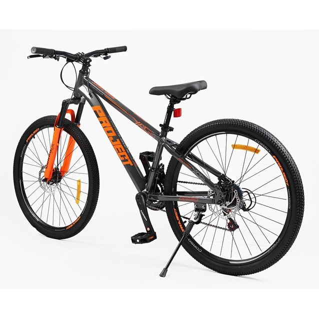 Велосипед 26 AL Corso «PROJECT»  RJ-26361 алюміній 13", (к-т SunRun) графітово-помаранчевий фото westvelo.com