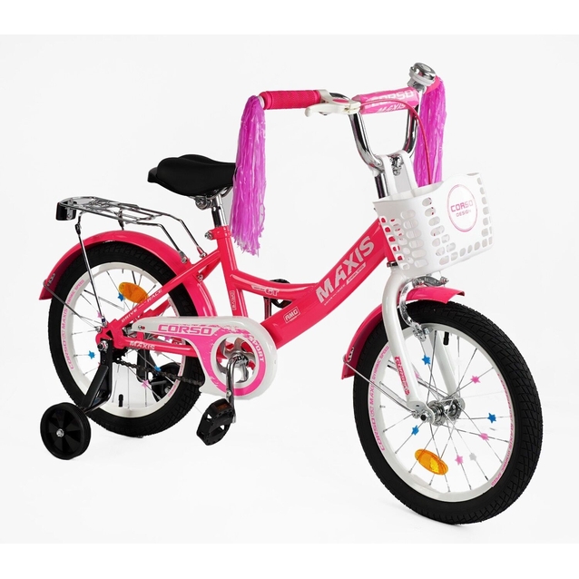 Дитячий велосипед 18 ST Corso «MAXIS» CL-18275 рожевий фото westvelo.com