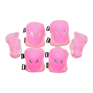 Комплект дитячого захисту "TK Sport" 612 біло-рожевий