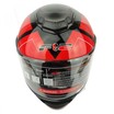 Мото шолом, закритий (S 55-56) F2 M65 чорно-червоний, глянець фото westvelo.com