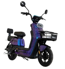 Електровелосипед Corso «BILLGERY» S-92130, двигун 500W, акумулятор 60V/20Ah, хамелеон (фіолетово-синій)