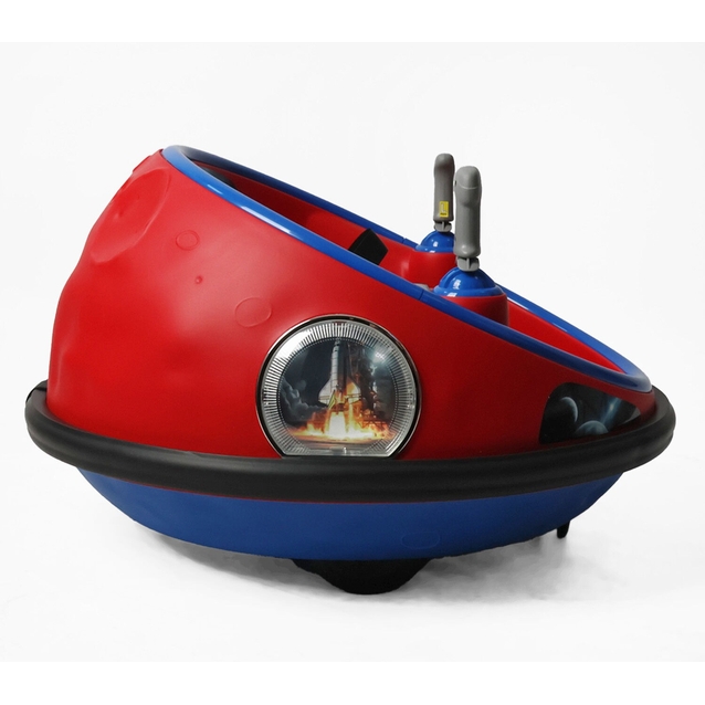 Електро космічний корабель JOY UF-02369, двигуни 2*35W, акумулятор 12V 4.5Ah, підсвічування, мелодії, пісні англійською мовою, регулювання гучності фото westvelo.com
