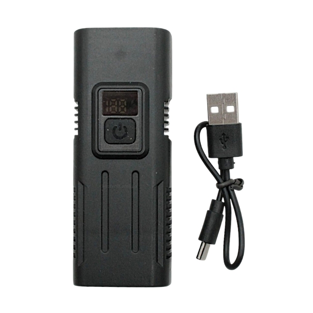 Фара Type-C 1388, 2 LED (500 mAh) (280lm) з індикатором заряду фото westvelo.com