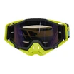 Мото окуляри Кросс-ендуро 100% 109-1-6, жовто-чорні, дзеркальний візор (class B) фото westvelo.com