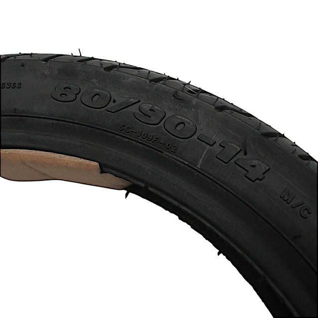 Покришка "14" 80/90-14 Б/К DELI TIRE Індонезія SC-109F дорожня TL фото westvelo.com