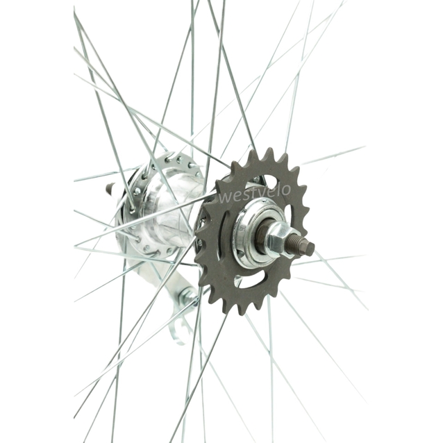 Колесо 26 зад, обід нікель, спиця 2мм, втулка Чехія + к-т фото westvelo.com