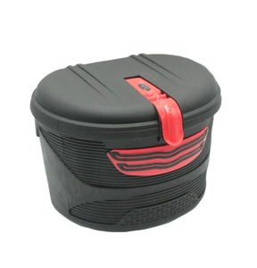 Кошик пластмасовий чорний, з кришкою та замком (AFT-136)