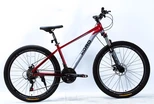 Велосипед 27.5 AL Corso «KORD» KD-27107 алюміній 15.5", (к-т SHIMANO) червоно-срібний фото westvelo.com