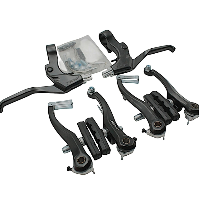 Комплект гальм V-brake ARTEK алюміній (перед+зад, ручки) фото westvelo.com