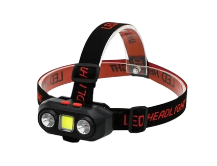 Ліхтар налобний на usb зарядку, XbALOG KX-303, Type-C + червоне світло