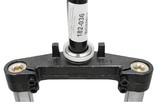Вилка 12 аморт. різьб. Ø28.6mm. 24.8mm. під дискові гальма з отвором для фіксації керма, для електромопеда, L-335mm р.з L-47mm. FIRE фото westvelo.com