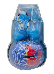 Комплект дитячого захисту, на блістері, (072) Spider-Man, з шоломом