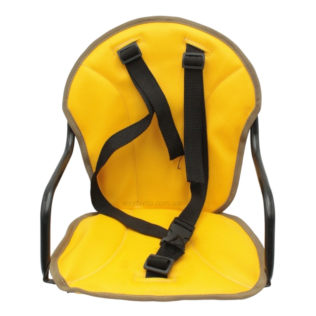 Крісло дитяче метал. на чоловічу раму, жовтий фото westvelo.com