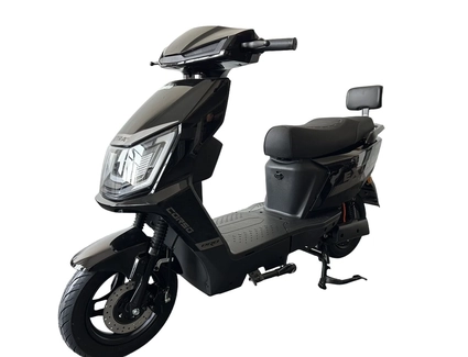 Електроскутер Corso «EXTRA» XT-672701, двигун 1200W, акумулятор 64V 30Ah літій-залізо-фосфатний, чорний, колеса 10"