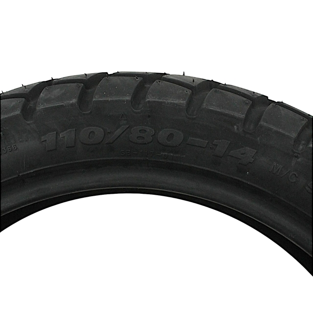 Покришка "14" 110/80-14 Б/К DELI TIRE Індонезія (SB-117) напів-шипована TL фото westvelo.com