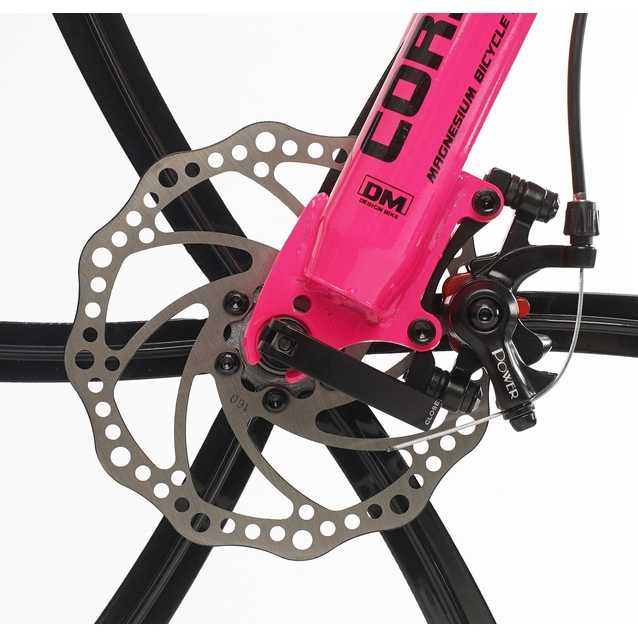 Велосипед 24 MG Corso «MAGNUM» MN-24759 магній 11", (к-т SHIMANO) рожевий фото westvelo.com