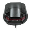 Кофр (багажник) для мотоцикла задній ROBIK 48 (400х400х280) 45L чорний глянцевий з катафотом фото westvelo.com