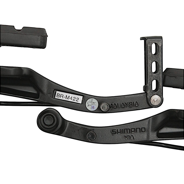 Гальма V-brake (перед або зад) SHIMANO (BR-M422) алюміній чорний фото westvelo.com