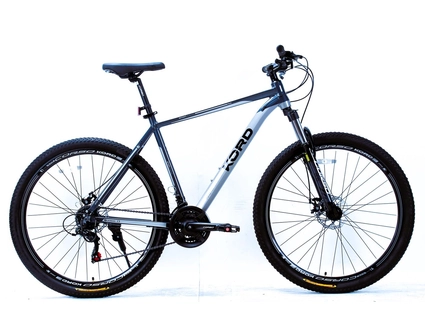 Велосипед 29 AL Corso «KORD» KR-29812 алюміній 21", (к-т SHIMANO) графітово-срібний