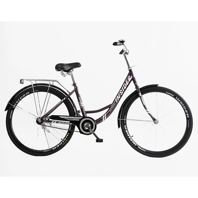 Міський велосипед 26 ST Corso «INSIDER» SD-26256 сталь 16,5", темно-фіолетовий фото westvelo.com