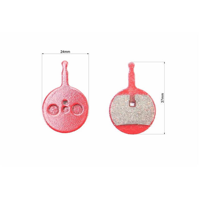 Колодки гальмівні дискові № 08 ANDSON (YL-1018) червоні фото westvelo.com