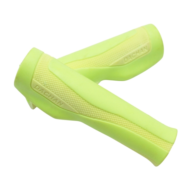 Гріпси ергономічні №G-217 "DACHAN", гумові салатові фото westvelo.com