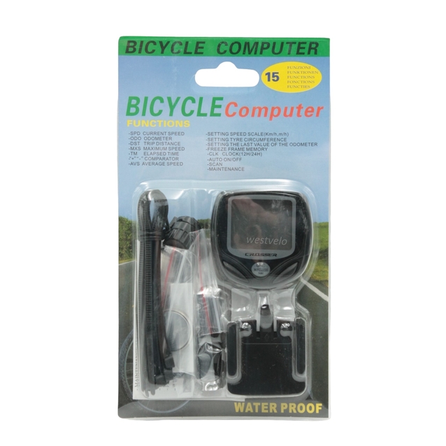 Велокомп'ютер CROSSER 368 безпровідний, (15 functions) фото westvelo.com