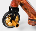 Самокат трюковий Best Scooter «ABSTRACTION» BS-77225 помаранчевий, HIC-система, пеги, AL диск та дека, колеса PU Ø110mm, ширина керма - 60 см фото westvelo.com
