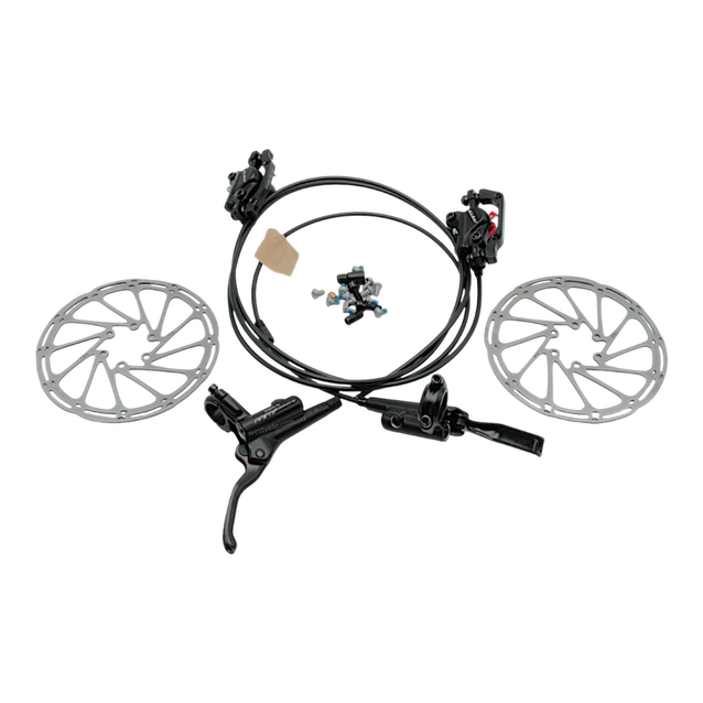 Гідравлічні гальма LOGAN GW (зад R/1660мм + перед F/880мм) ротор Ø160мм фото westvelo.com