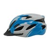 Вело шолом "TK Sport" 074 (56 см) з мигалкою, біло-блакитний фото westvelo.com