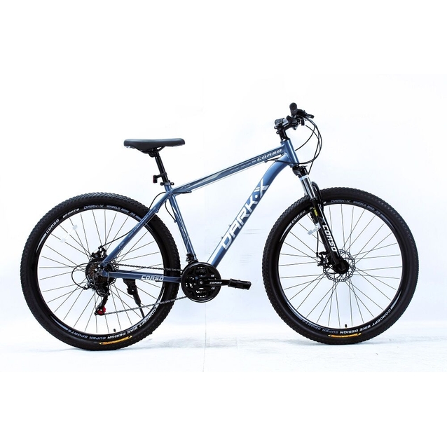 Велосипед 29 AL Corso «DARK-X» DX-29201 алюміній 19", (к-т SHIMANO) синій фото westvelo.com