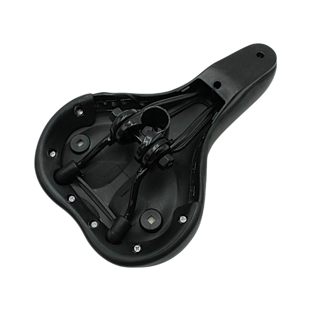 Сідло мтв TR-6 "Сота" чорно-зелене фото westvelo.com