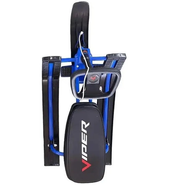 Санки з кермом (снігокат) Viper (Mustang) сталевий, синій фото westvelo.com