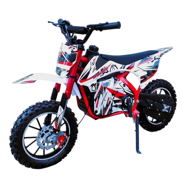 Електропітбайк Corso SE-961158 двигун 1000W, акумулятор 48V12Ah свинцево-кислотний, червоний, колеса 14" фото westvelo.com