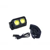 Ліхтар налобний (TYPE-C), K-372 COB LED, з червоним світлом, 2 лінзи фото westvelo.com