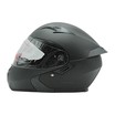 Мото шолом, трансформер (M 57-58) "518" чорний матовий, вмонтовані окуляри фото westvelo.com