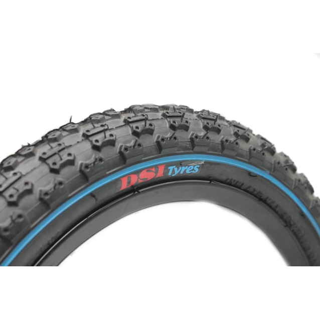 Покришка 14-2.125 DSI Шрі-Ланка (09), шип. метелик, синя полоса (54-254) фото westvelo.com