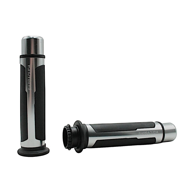 Мото гріпси BARRACUDA (HP6) універсальні нікельні фото westvelo.com