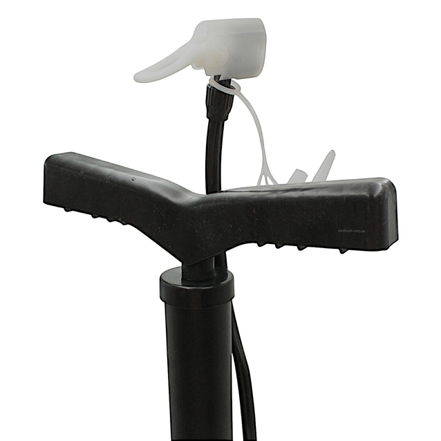 Насос авто алюмінієвий чорний D29 L-540 довгий (під ромашку) фото westvelo.com