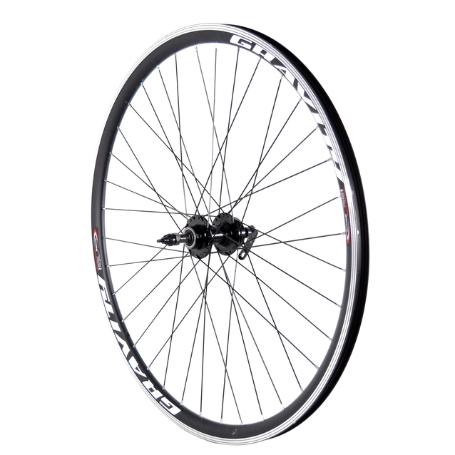 Колесо 28-29 зад, обід 2-ний чорний, втулка AL. NECO MS31R, на промах чорна, диск 6 болтів, ексцентрик, чорна спиця фото westvelo.com