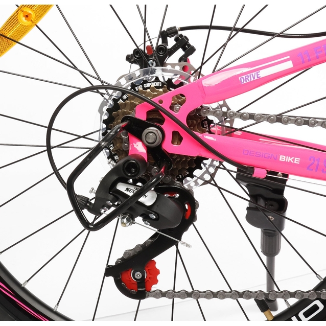 Велосипед 24 ST Corso «PATROL» PL-24319 сталь 11", (к-т SunRun) рожевий фото westvelo.com