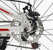 Велосипед 24 AL Corso «KORD» KD-52090 алюміній 11", (к-т SHIMANO) чорно-біло-червоний